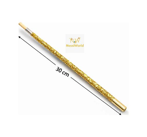 Diğer MEYSMRSMR-G061-A-BLMY Mey İthalat 30 Cm Altın Gold Payetli Sigara Tutacağı 1920 Ler Gatsby Parti Aksesuarı