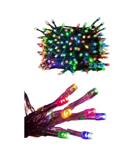 Diğer MEYTDUCZZZ5MLEDIŞIKKKKK1-BLMY Mey İthalat 5 Metre Ampul Led Işık Renkli Rgb Çok Renkli Led Aydınlatma