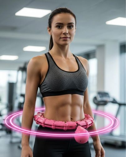 Diğer MEYTDUCZZZYP26SPORALETİ-4-BLMY Mey İthalat Masajlı Akıllı Hula Hoop Ayarlanabilir Fitness Çemberi