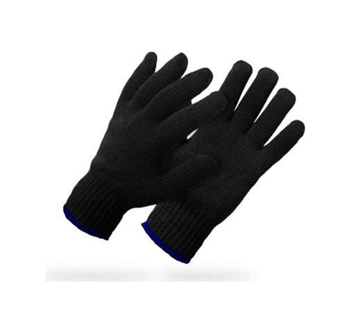 Diğer RT-RYL-EASBETKKTS1 Orta Kalın Siyah Sıcak Tutan Yün Kışlık Kadın Erkek Eldiven Unisex 1 Çift Antrasit Melanj 2Xl