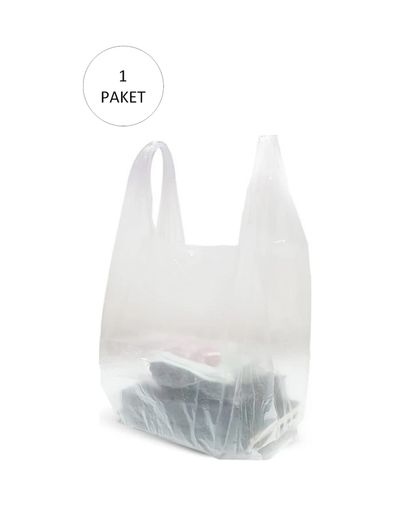 Diğer RT-RYL-HMR10991 Şeffaf Atlet Poşet Büyük Boy 30X56 Cm 1 Paket Takriben 150 Adet
