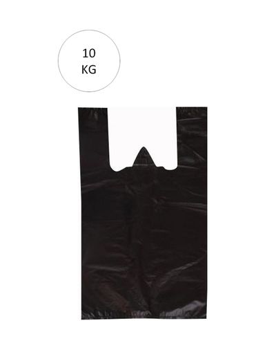 Diğer RT-RYL-HMR11021 Siyah Atlet Poşet Büyük Boy 32X57 Cm Takriben 720 Adet 10 Kg