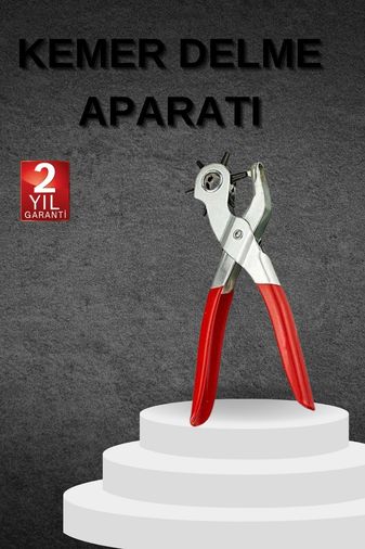 Diğer TKNUCZKEMERDELMEA2MKR Kemer Delme Pensesi- Kemer Delik Açma Zımbası Paslanmaz Çelik