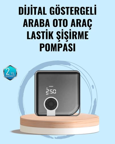Diğer TRİTHLTUCZZZZC001ARAÇPOMPASI-4-BLNCCC Type-C Şarj Girişli Taşınabilir Elektrikli Hava Pompası