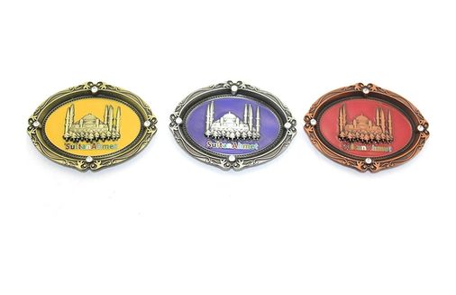 Diğer TrLat0KH002K-ALK3336-BLNCC İstanbul Temalı Metal Magnet Alk3336 Çok Renkli