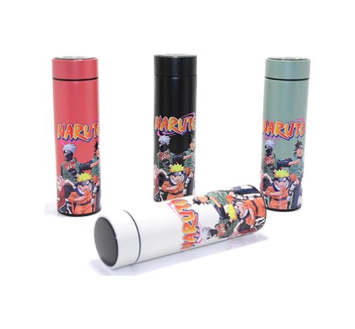 Diğer TrLat0KH002K-ALK382-BLNCC Anime Baskılı Digital Göstergeli Termos 500 Ml Alk382 Çok Renkli