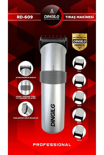 DINGILG Rd609X Dıngılg Rd-609X Saç Sakal Profesyonel Tıraş Makinesi