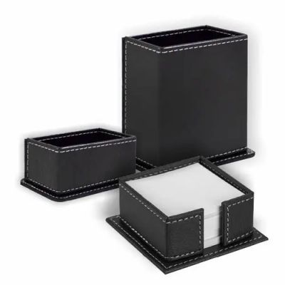 DK-3 Masaüstü Suni Deri 3'lü Set