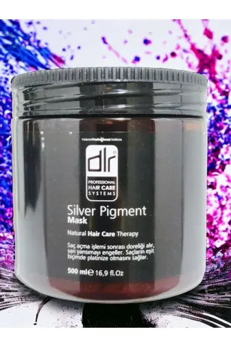 Dlr professıonal hair care cbmormask Silver Pigment Mask Mor Maske 500 Gr