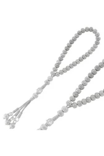 DMR Elegance DMR-GMSH-BRKD-BD1600001 Gümüş Kazaziye Tesbih