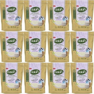 Doğal 500 gr Lavanta Esintisi Doğal Bebekler 12'li Set 192 Yıkama Granül Sabun Tozu