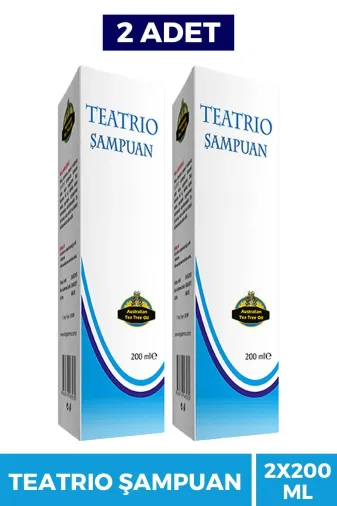 DOĞA DERMA PARKFARMA420303 Teatrio Şampuan 200 Ml 2 Adet