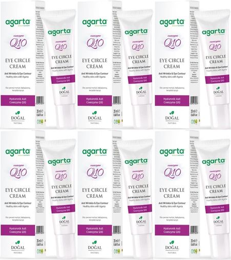 Doğal Göz Altı Kırışıklık ve Koyu Halka Yaşlandırma Karşıtı Antiaging Kremi 20 ML (6 Lı Set)