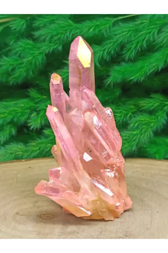 DOĞAL TAŞ CENNETİ RAİNBOW6 Rainbow Pink Quartsz (65 Gram)