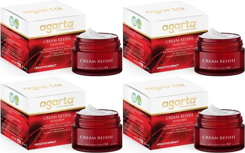 Doğal Yaşlanma Karşıtı Reishi Kremi 50 ML (Kırışıklık - Dolgunlaştırıcı) (4 Lü Set)