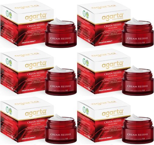 Doğal Yaşlanma Karşıtı Reishi Kremi 50 ML (Kırışıklık - Dolgunlaştırıcı) (6 Lı Set)