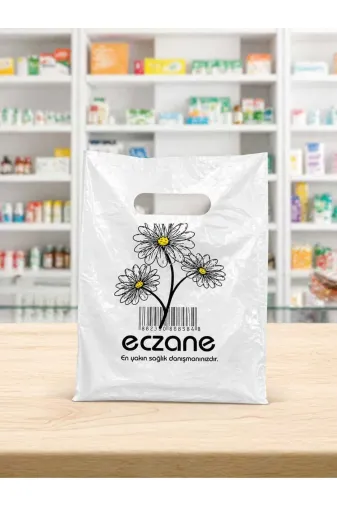 doganmed 32 Eczane Poşeti 17X30 Cm Küçük Boy Bio El Geçme (400 Adet)
