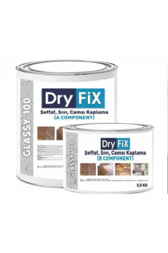 Dryfix 21392 Glassy 100 Sıvı Cam Şeffaf Kaplama 2 Kg