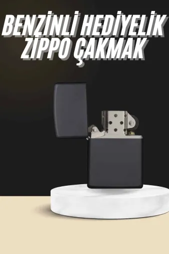Eco Lounge PS06-TDXXUCZZZBENZNLZPPOOOOO-4 Erkeklere Özel Hediyelik Eşya Metalik Benzinli Çakmak Doldurulabilir