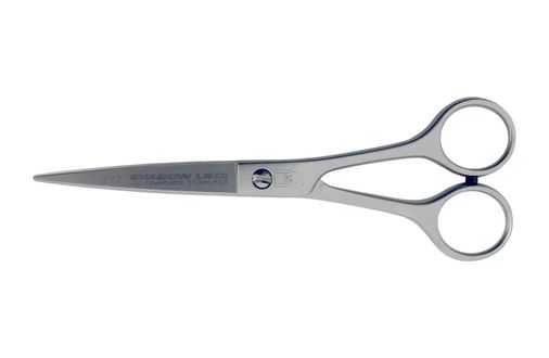 eco port 76799637 -1278 M-538 Metal Saplı Düz Saç Makası No: 6 İnç / 15,24 Cm - Paslanmaz Çelik