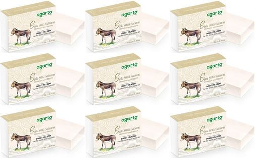 El Yapımı Doğal Sabun 150GR Eşek Sütü (9 Lu Set)