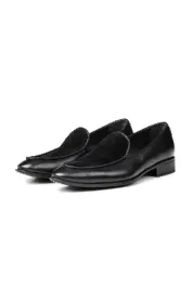 Elegant Hakiki Deri Erkek Klasik Loafer Klasik Makosen Ayakkabı