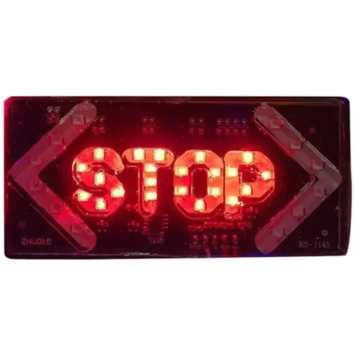 Elektrikli İşaret Cihazı Oklu Stop Küçük