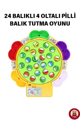 Empressco 1134942006 24 Balıklı Pilli Balık Tutma Oyunu Ile Eğlence Dolu Anlar