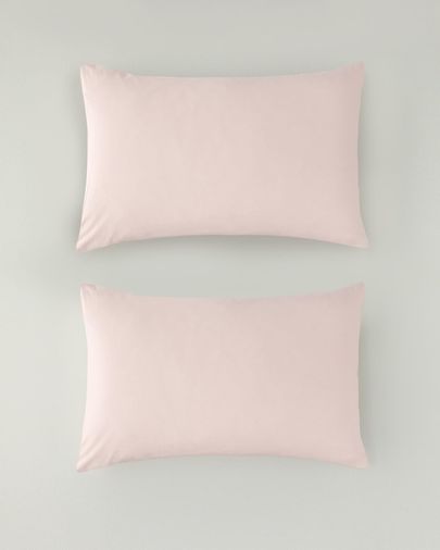 English Home -639-99 Pure Pamuklu 2'li Yastık Kılıfı 50X70 Cm Toz Pembe