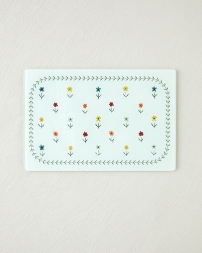 English Home arnie27999 Arnie Cam Kesme Tahtası 20X30 Cm Renkli