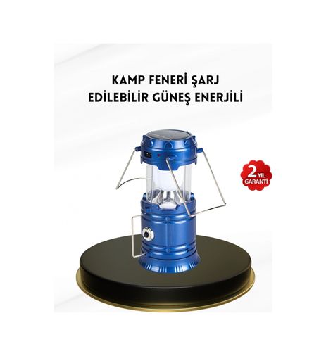 Epilons TRİTHLTXUCZZZXF5800TLAMBAAAAA-1-BLNCCC Solar Kamp Lambası Kızak Sistemli Şarjlı Taşınabilir Doğa Yürüyüşü Işığı Çok Renkli