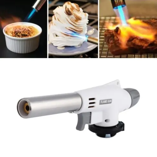Ergonomik 1300°C Alev Tabancası Mutfak ve Atölye İçin Çok Amaçlı Pürmüz
