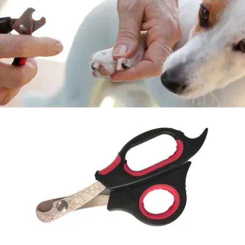 Ergonomik Kaymaz Saplı Büyük Irk Evcil Hayvan Tırnak Makası