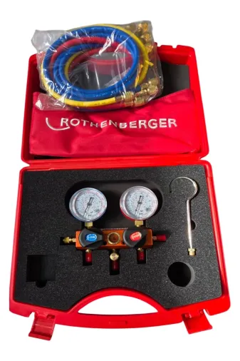 Ermiya 869138769331 Rothenberger 5 Hortumlu Çantalı Manifold Seti R22/r410A/r404A No:1000050067