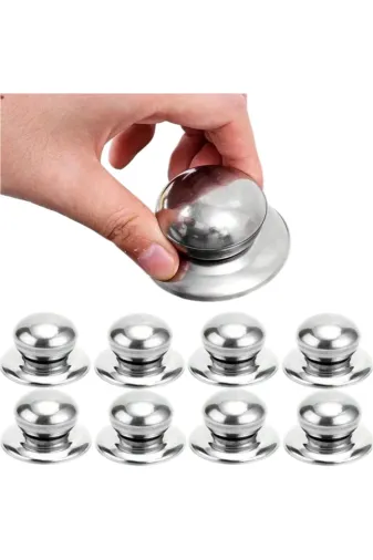 Ermiya 869802321456 8 Ad Lüks Tencere Tava Sahan İçin Tepe Kulp Pul+Vida Küflenmeyen
