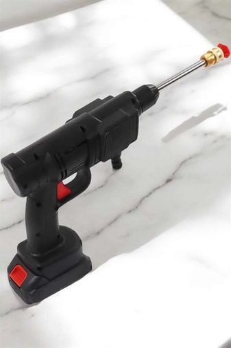 Erturkstore 125048636 Mey İthalat Yeni Nesil Araç Yıkama Şarjlı Tabancası Basınçlı Su Hazneli