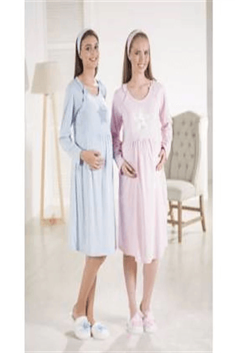 Estiva Soft Penye Lohusa Gecelik 17381