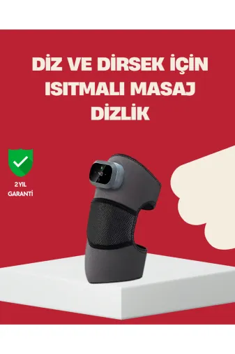 Ethab Giyim 3 Seviyeli Titreşimli Isıtmalı Diz Bakım Masaj Cihazı - Glst1828-4299