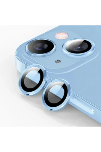 Ethab Giyim Ally Iphone 14-14 Plus 3D Metal Çerçeveli Kamera Lens Koruyucu-(5775) - Glst3322-2454
