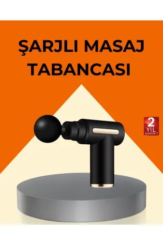 Ethab Giyim GLST2224-6525 Şarjlı Kas Masaj Aleti 6 Kademe 4 Başlık Derin Doku Ems Titreşim Sporcu Masaj T - Glst2224-652