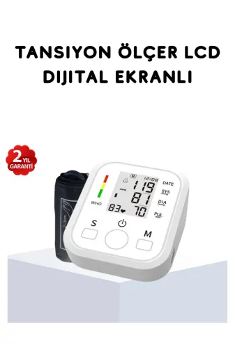 Ethab Giyim GLST3303-1114 Üst Koldan Ölçüm Dijital Tansiyon Aleti – Ihb Aritmi Uyarılı Ve Çift Hafız - Glst3303-111