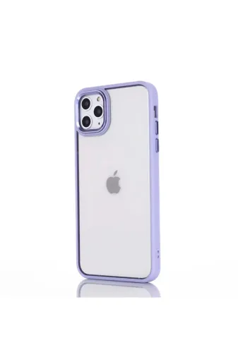 Ethab Giyim GLST3553-9749 Ally Iphone 12 Pro Max 6.7Inç Kılıf Parlak Renkli Çerçeveli Ultra Lüx Tpu Sili - Glst3553-974