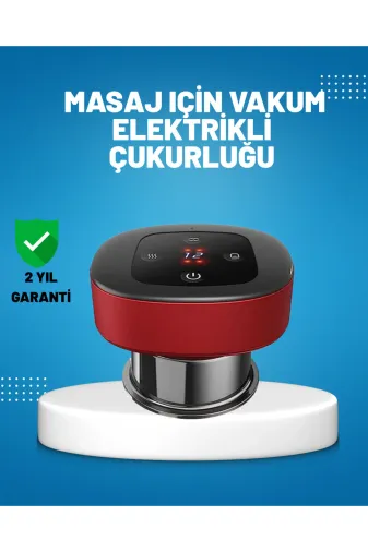 Ethab Giyim GLST6882-3749 Elektrikli Vakumlu Çukurluk Masaj Aleti Isıtmalı Ve Kırmızı Işıklı Terapi S - Glst6882-374