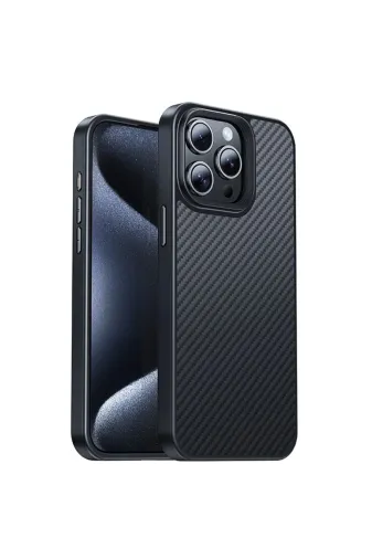 Ethab Giyim GLST8062-9728 Hoco Iphone 15 Pro Max As7 Kevlar Kılıf Manyetik Magsafeli Telefon Kılıfı-(5775 - Glst8062-972