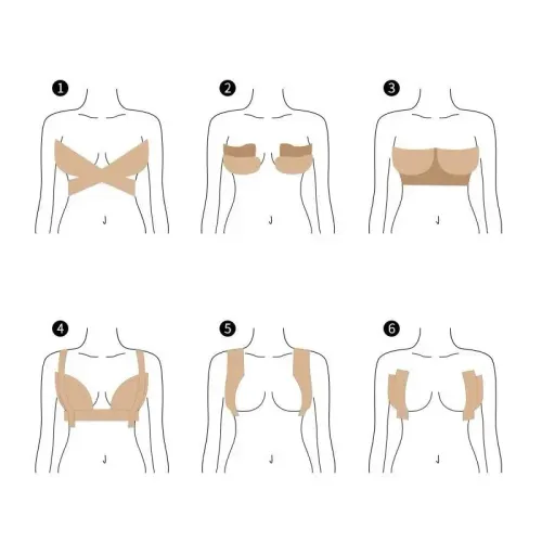 ETT 562741420543 Göğüs Dikleştirme Bandı S Beden 2.5 Cm.