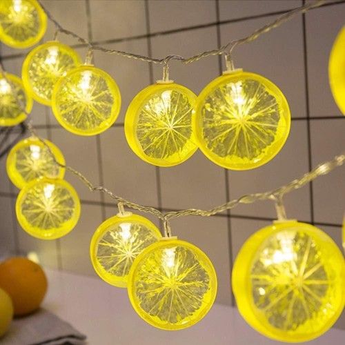 ETT 562741426351 2M 10 Led Pilli 2 Kademeli Limon Led Işık