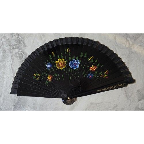 ETT 562741432539 Bambu Çift Taraflı Siyah Yelpaze 12'li Paket