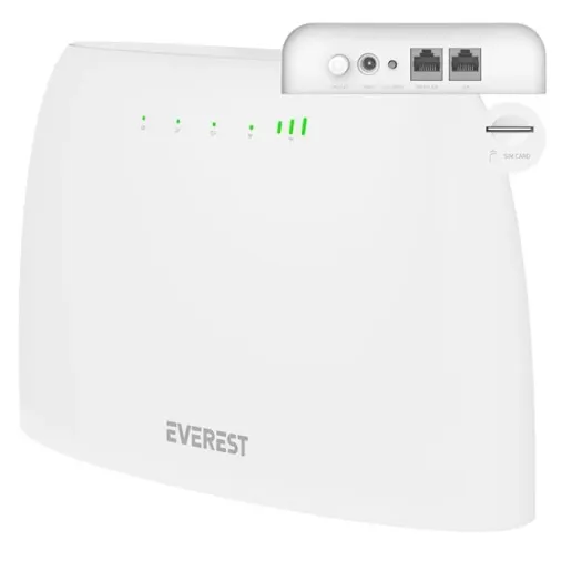 Everest Ewr-4g03 4g Lte Wi-fi Router Sım Kart Girişli 300 Mbps 2.4ghz Wan/lan Portlu Kablosuz Yönlendirici