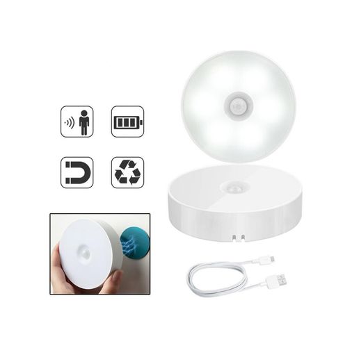 evimdeyokyok TrLat0RT005K-281-BLNCC Hareket Sensörlü Usb Şarjlı Led Işık Lamba Çok Renkli