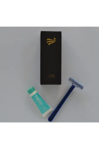 EYMEN BUKLET EYM0055 Otel Tipi Tıraş Seti Tıraş Bıçağı + Jel 173Lü Paket